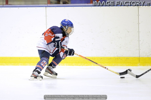 2015-02-22 Hockey Milano Rossoblu U12-Torino Bulls 0503 Samuele Ravera